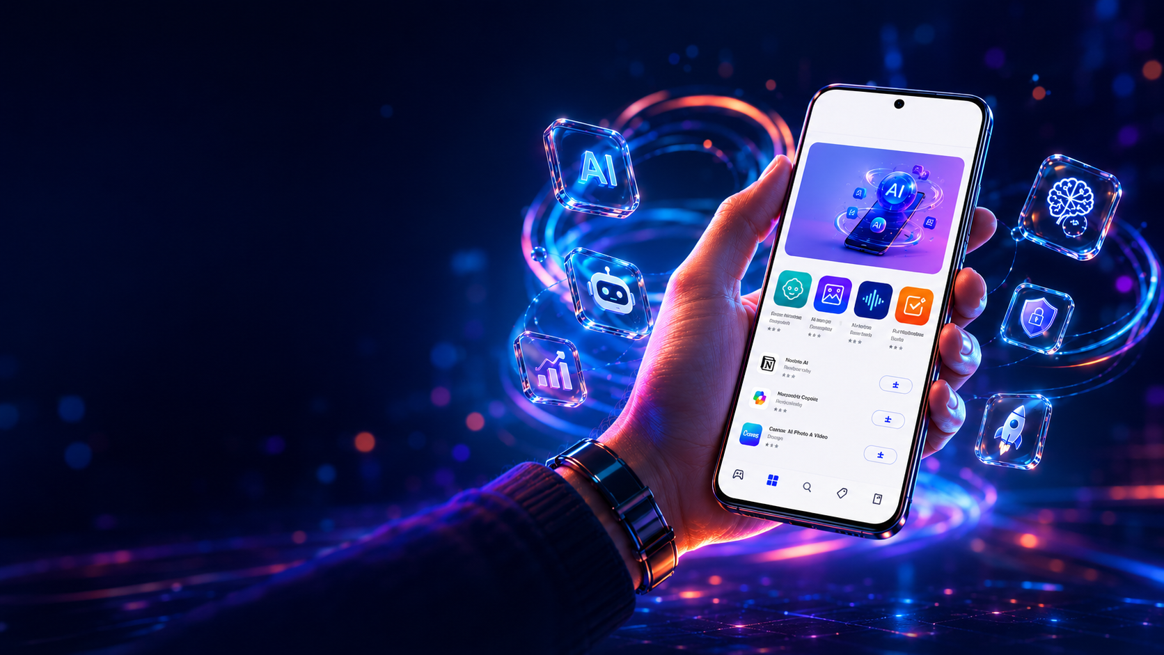 AI Mobile Applications by Genvorex AI
